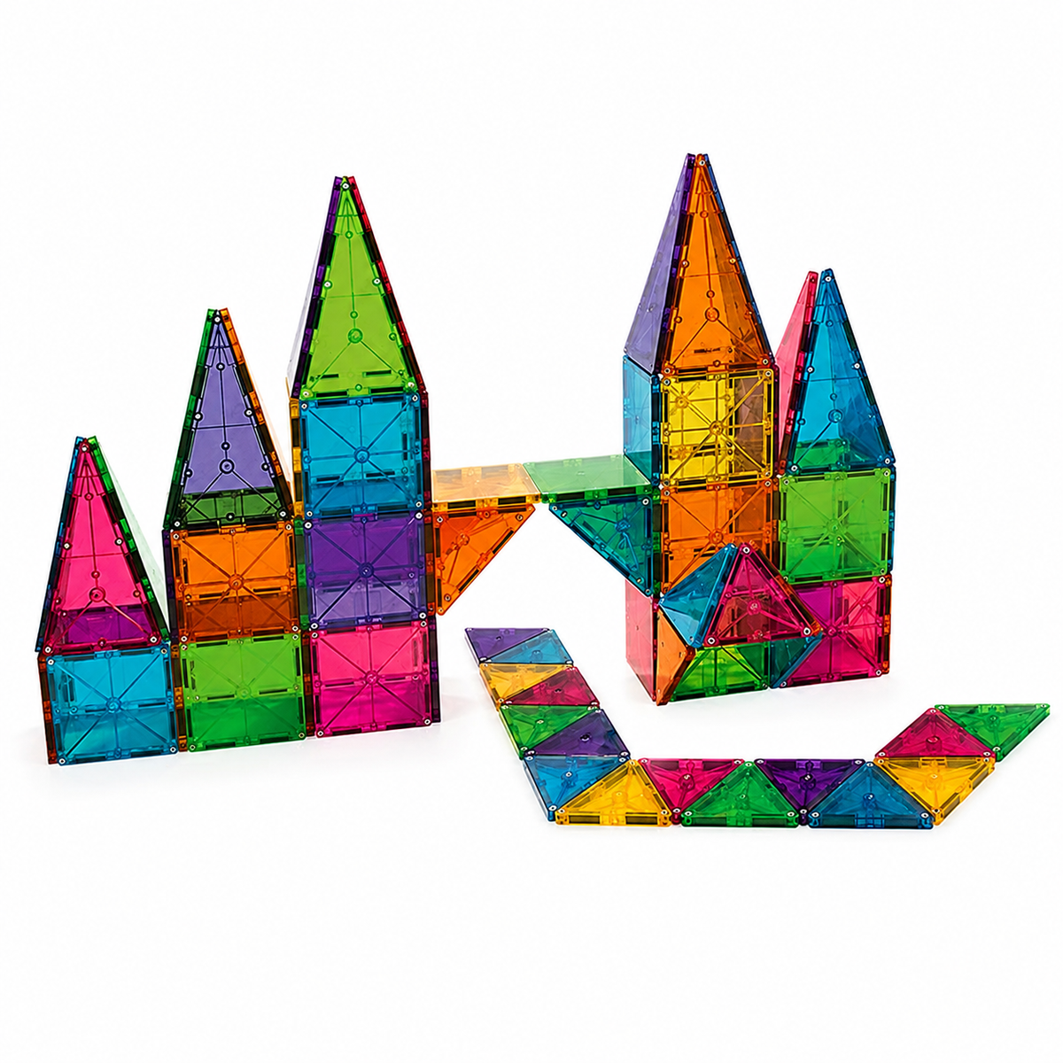 Patterson Retro Magnetic Building Tiles 100 Piece Set