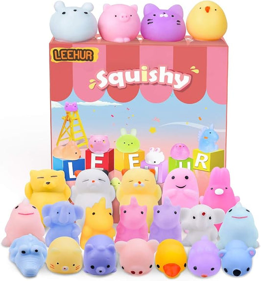 Patterson Retro Soft Animal Squishy Toy Set