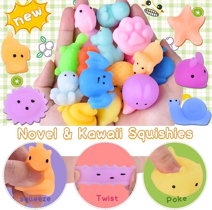 Patterson Retro Soft Animal Squishy Toy Set