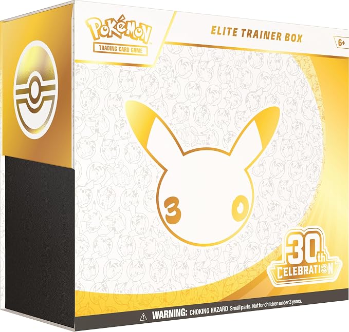 Pokémon TCG 30th Celebration Elite Trainer Box – 9 Booster Packs