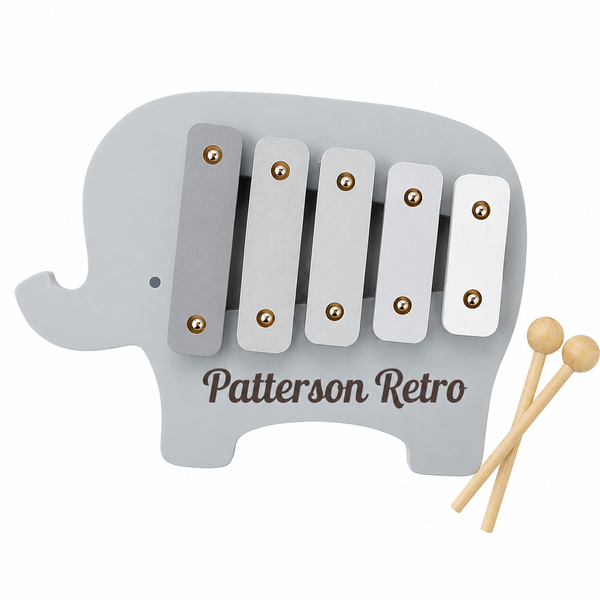 Patterson Retro Elephant Xylophone Toy