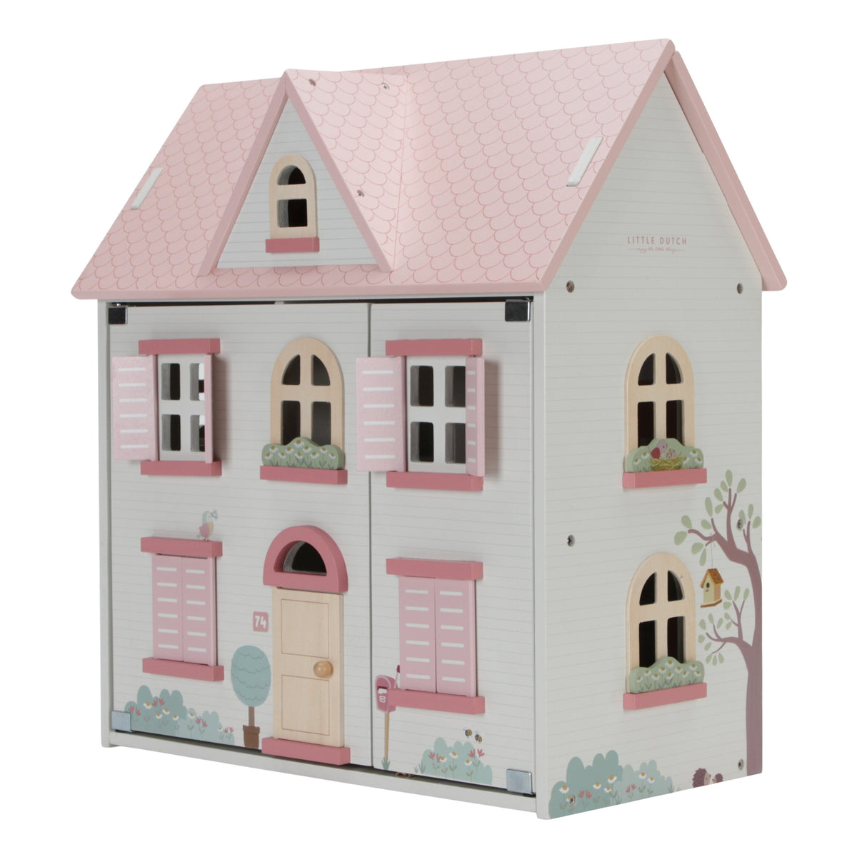 Little Dutch Wooden Dolls House With Furniture